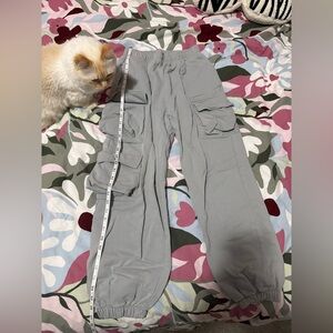 Oak + Fort Gray/Blue Cargo Jogger Pants Medium
